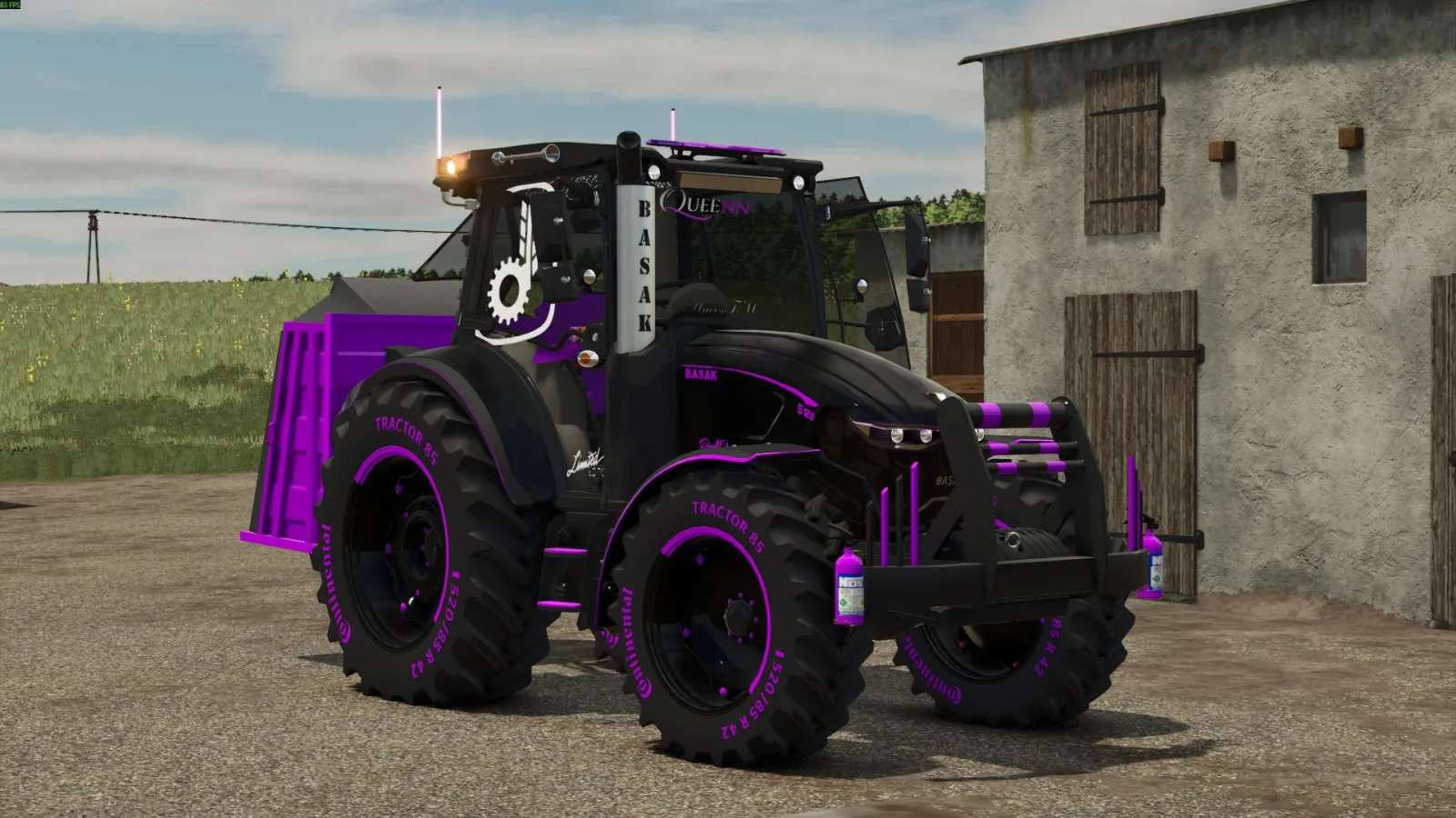 Basak Red Power Custom Edit FS25 - screenshot 1