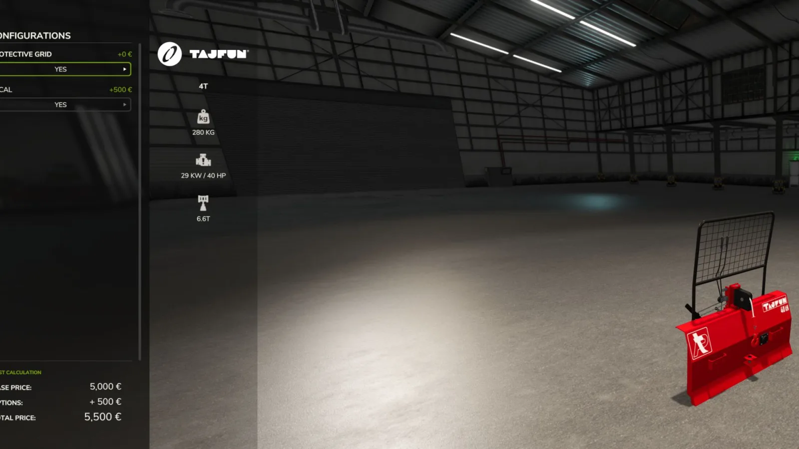 TAJFUN 4T FS25 - screenshot 3