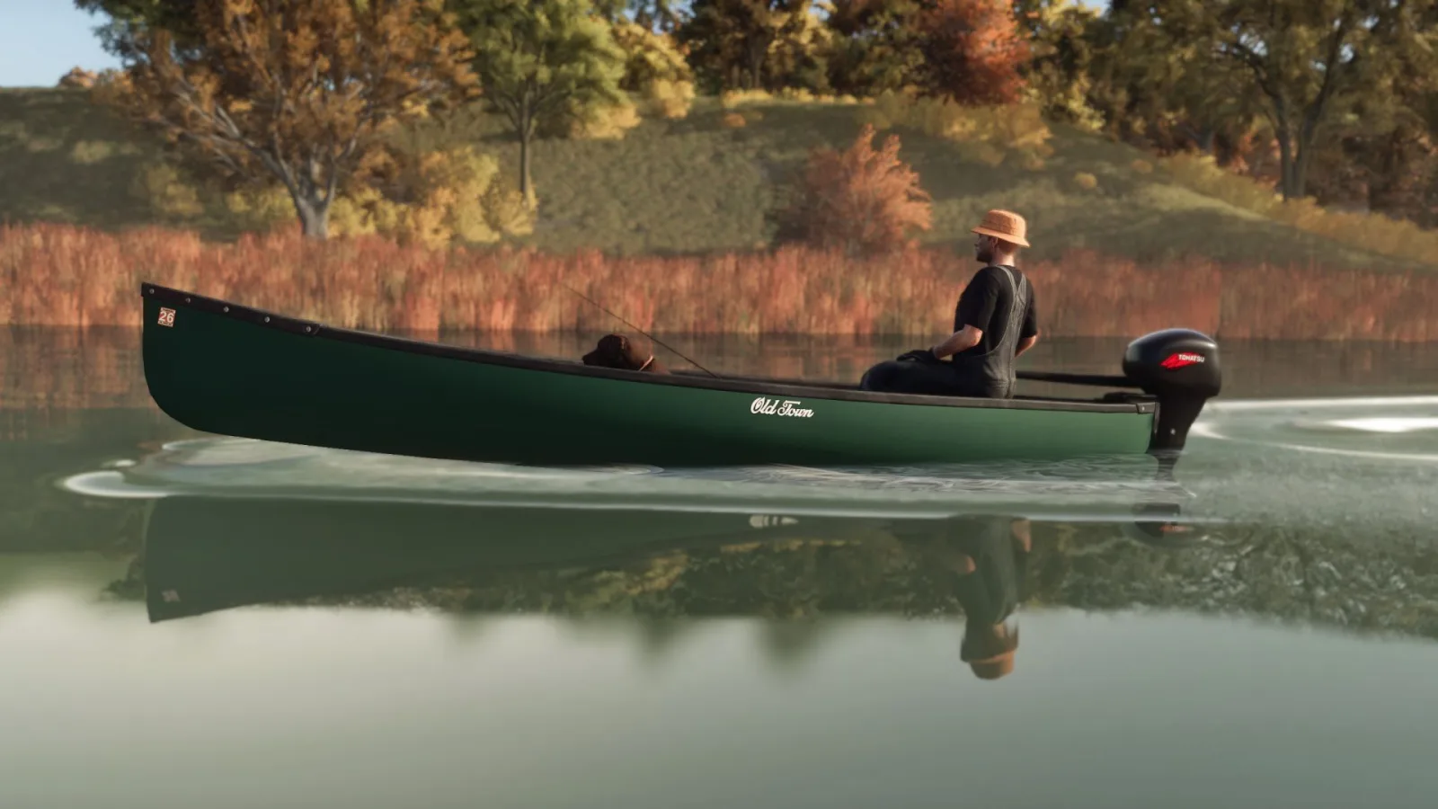 Old Town Discovery 15 Ft. Canoe FS25 - screenshot 1