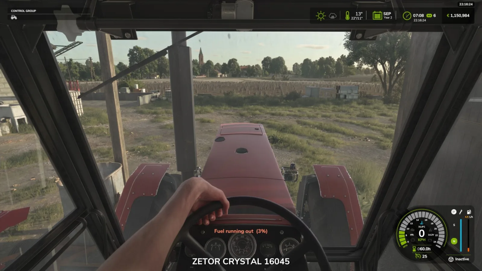 Low Fuel Warning FS25