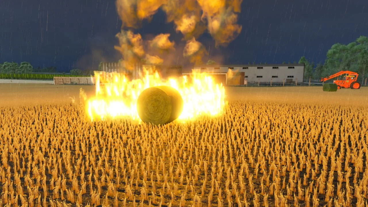 Placeable Fire FS25 - screenshot 1