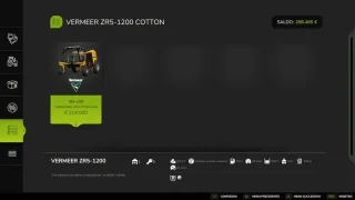 Vermeer ZR5-1200 Cotton Harvester