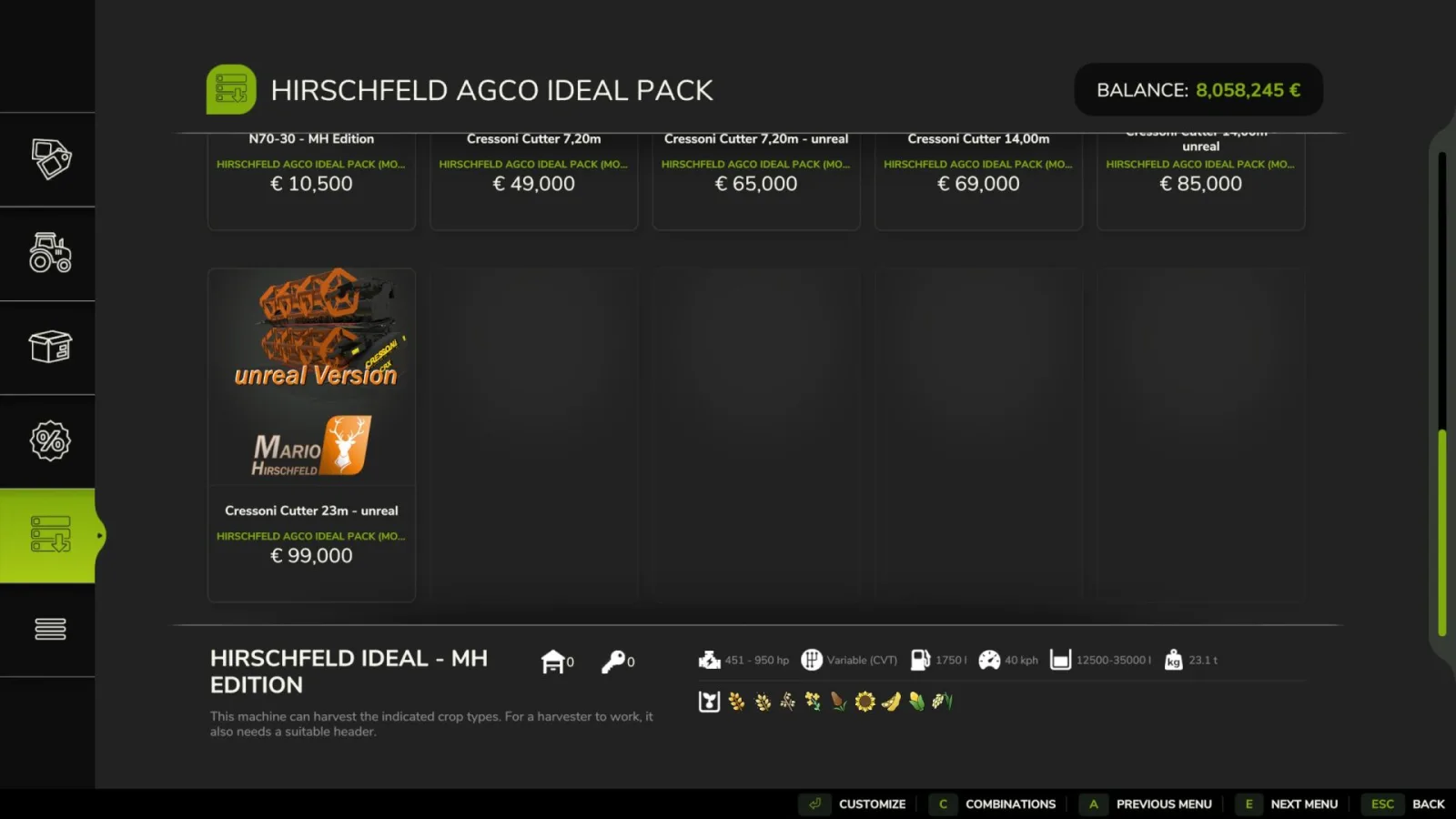 AGCO Ideal Pack By Marco FS25
