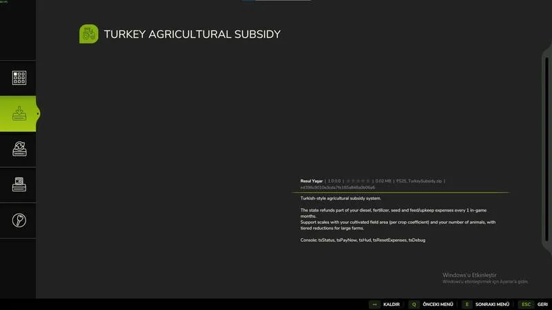 Turkey Agricultural Subsidy - screenshot 2