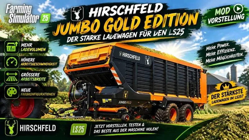 Krone Jumbo Gold Hirschfeld Edition