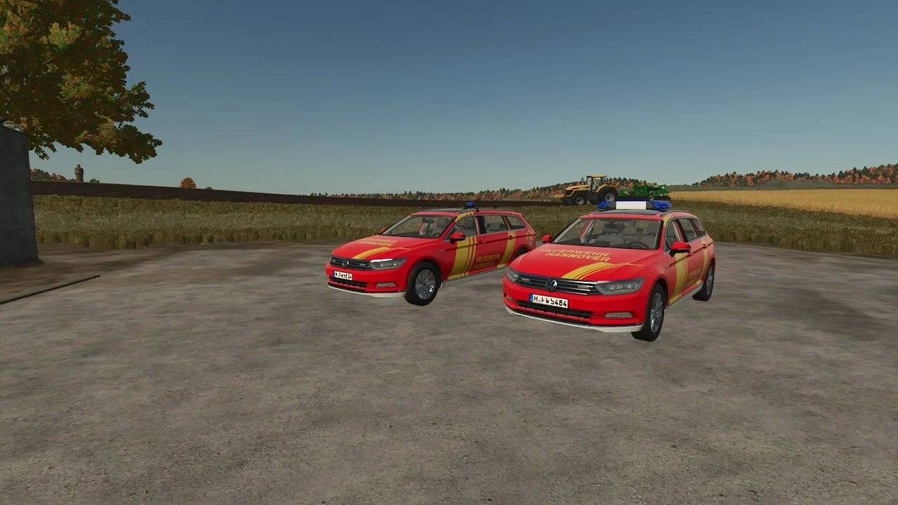 Volkswagen Passat B8 2015 Hannover Fire Department KDOW and NEF FS25