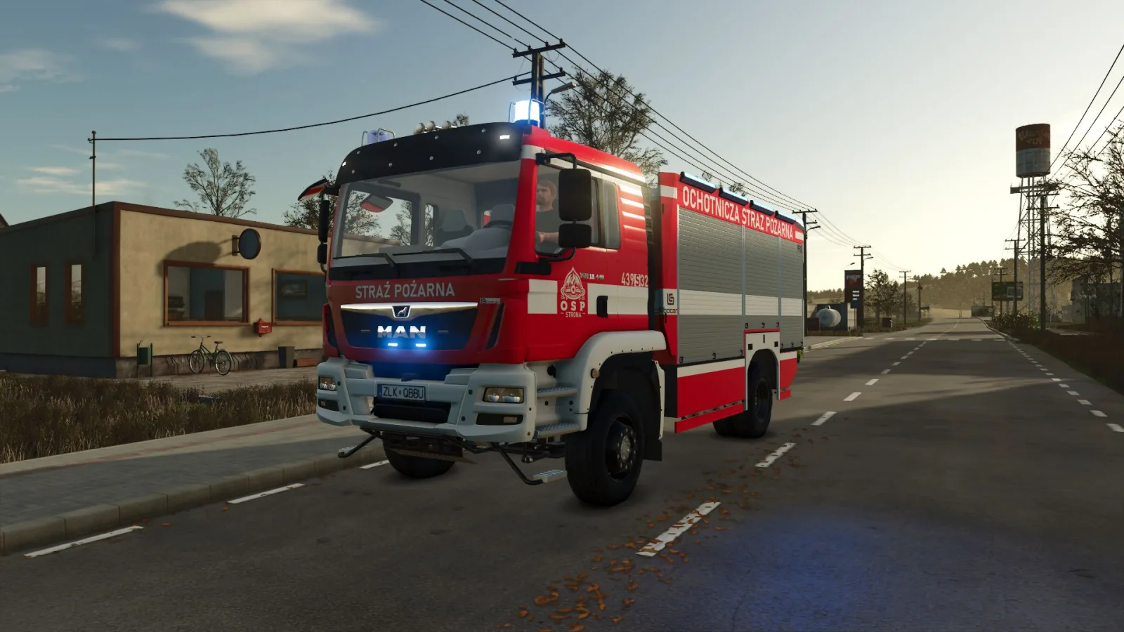 MAN Ziegler TLF 4000 (FW Polen) FS25 - screenshot 1