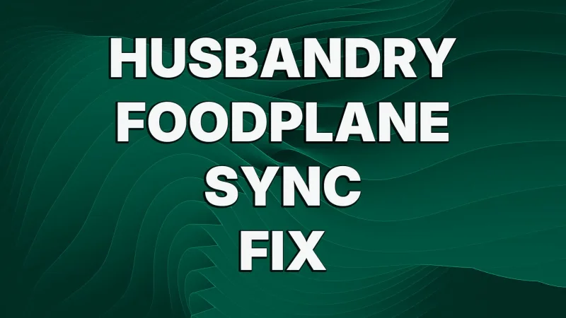 FoodPlane Fix – Visible Feed in the Barn FS25