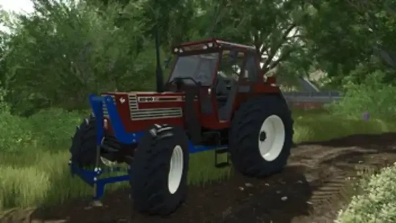 Fiatagri 140-90 with Front Blade - screenshot 2
