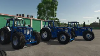 Ford 8000 with Front Blade
