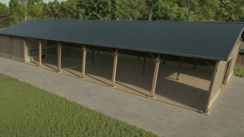 Wooden Hangar with Workshop - screenshot 1