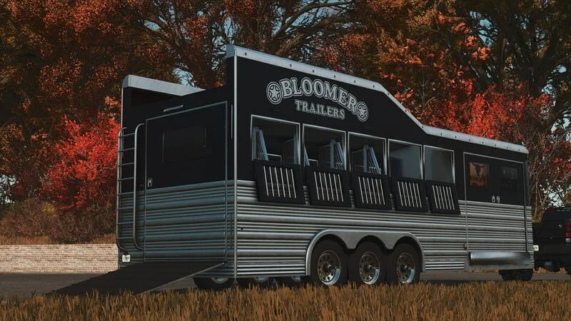 Bloomer 5 Horse Bumper Pull Trailer - screenshot 3