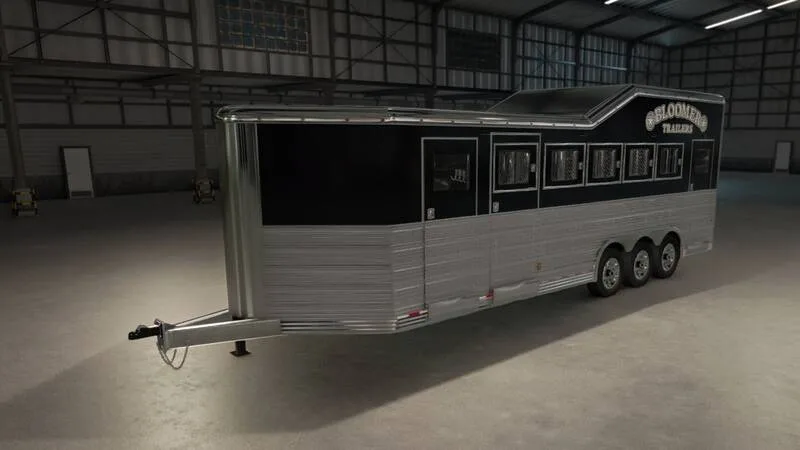 Bloomer 5 Horse Bumper Pull Trailer - screenshot 1