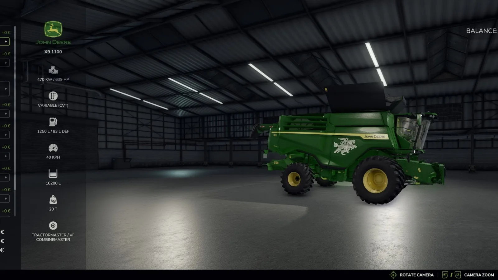John Deere X9 1100 FS25