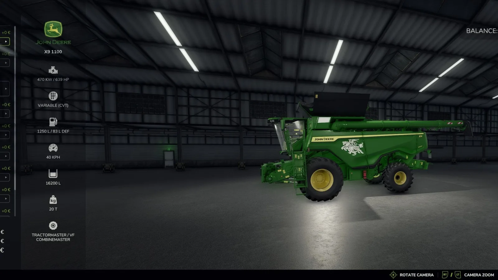John Deere X9 1100 FS25