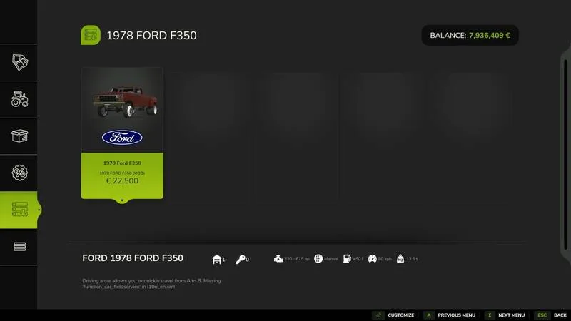 Ford F250 1978 savageAF - screenshot 2