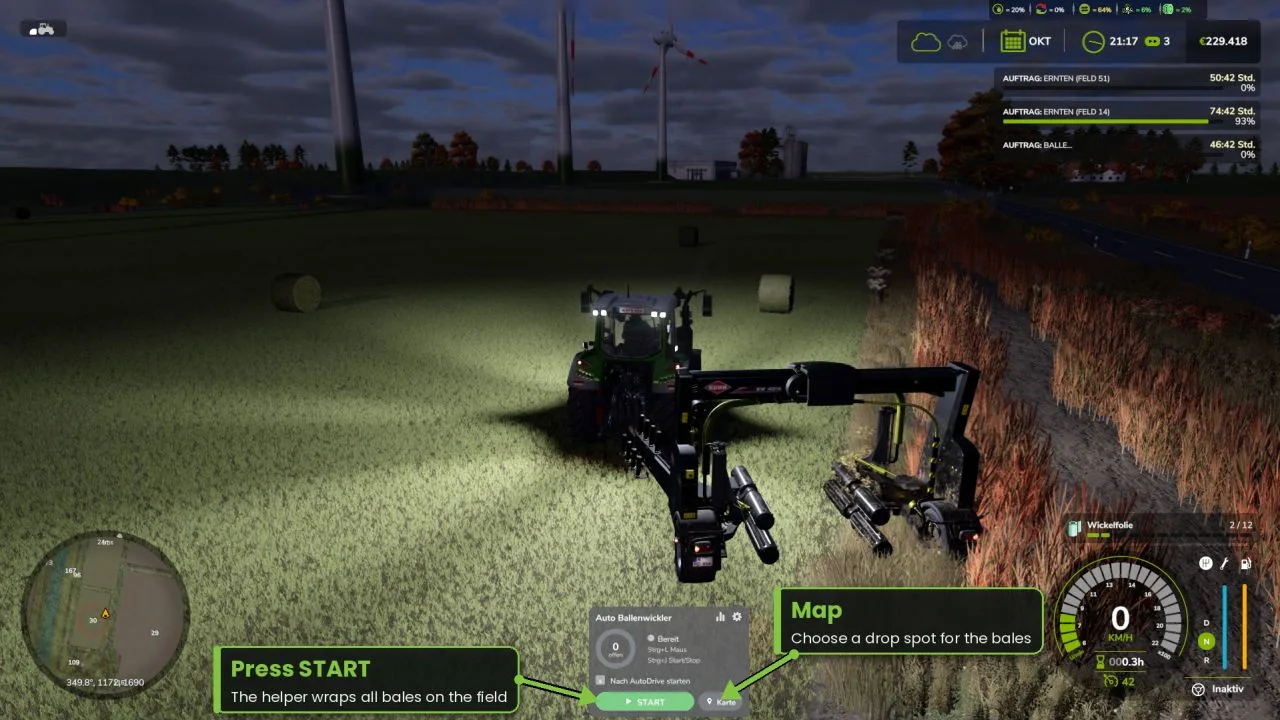 Auto Bale Wrapper FS25 - screenshot 2
