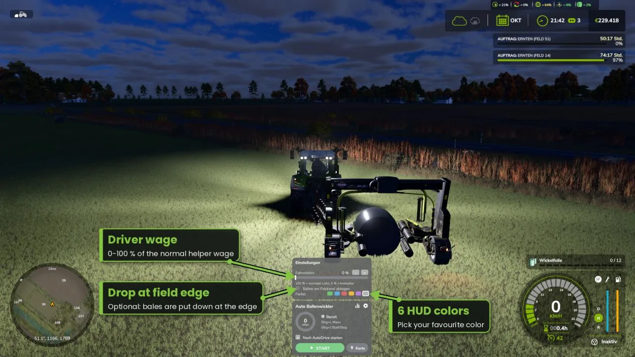 Auto Bale Wrapper FS25 - screenshot 3