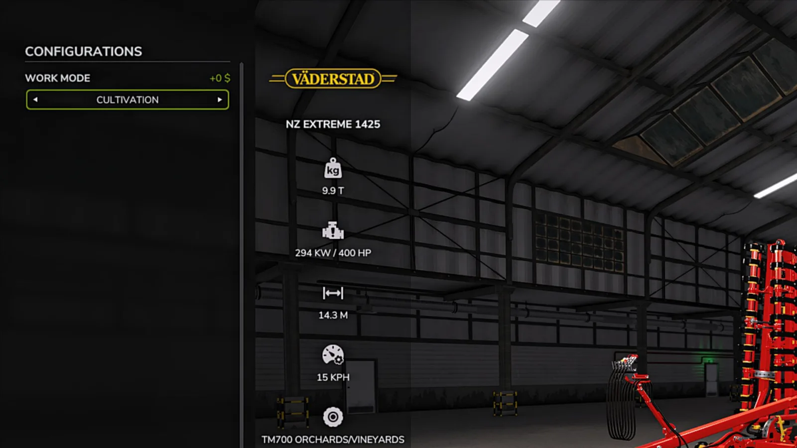 Plowing with a cultivator FS25 - screenshot 2