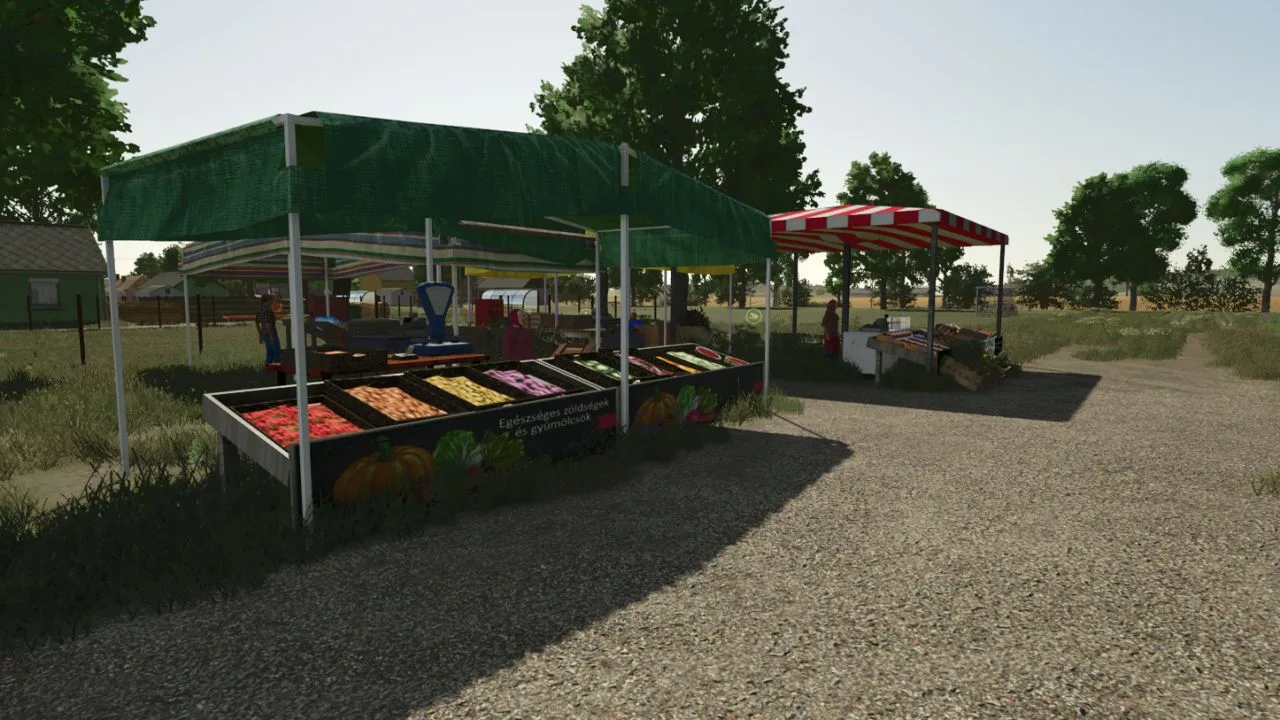 Placeable Market 2 FS25 - screenshot 2