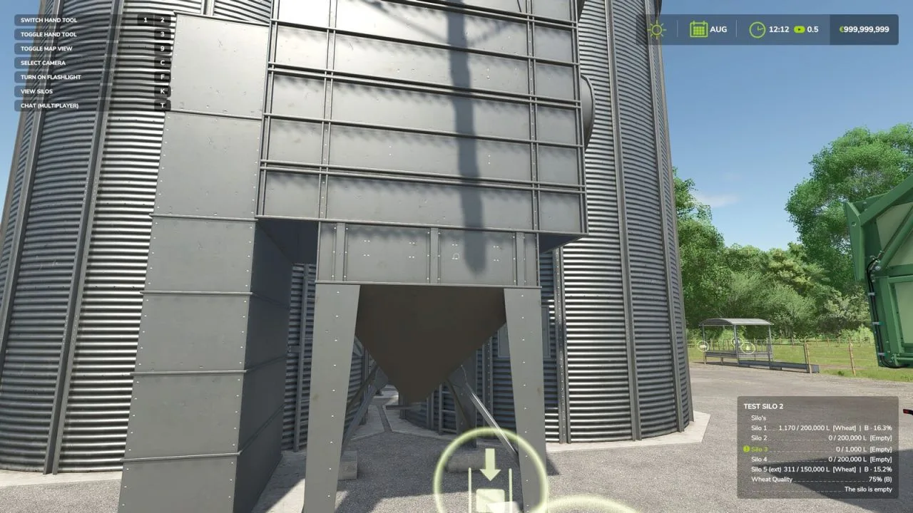 RealSilo – Realistic Silo Compartments FS25 - screenshot 1