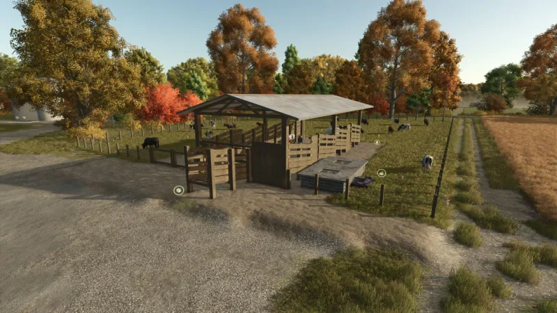 Brazilian Cow Pen With Loader FS25