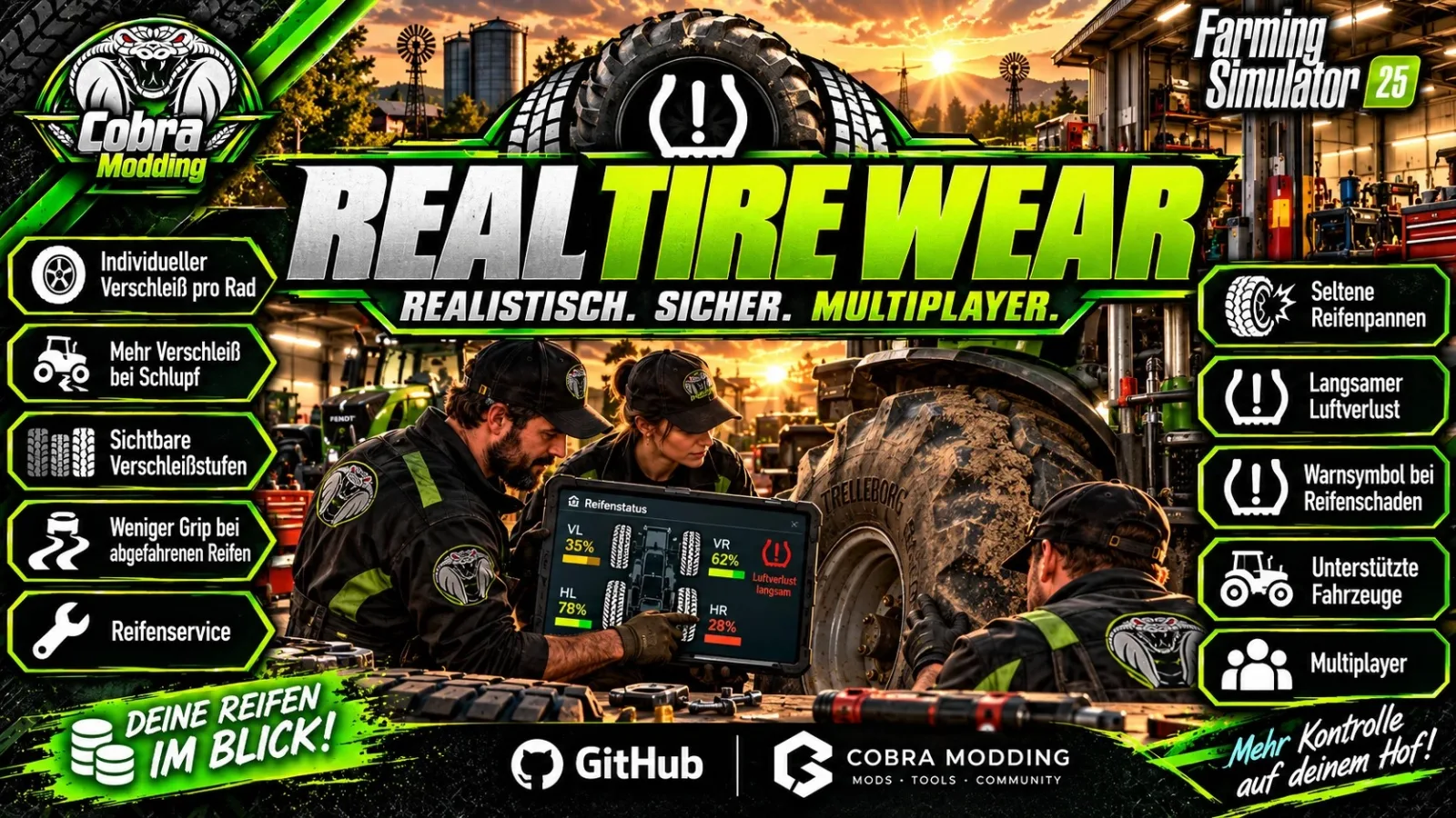 Real Tire Wear v1.6 - screenshot 1