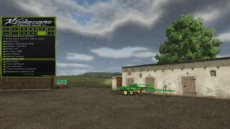 Kirikouano Menu HUD FS25