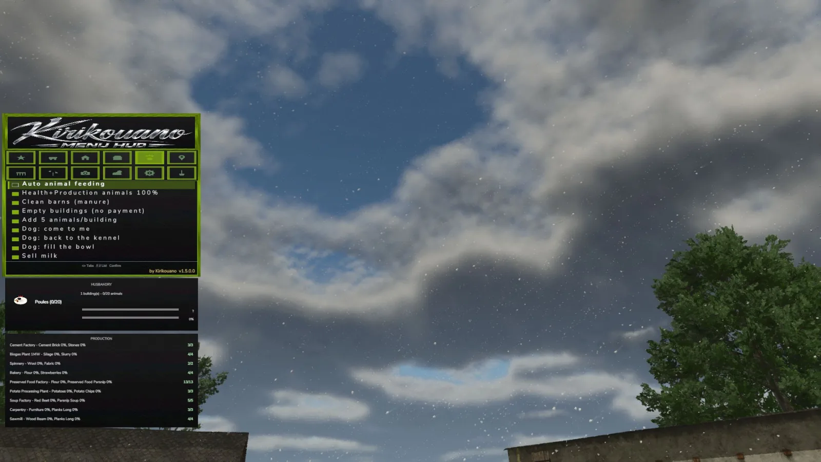 Kirikouano Menu HUD FS25 - screenshot 3