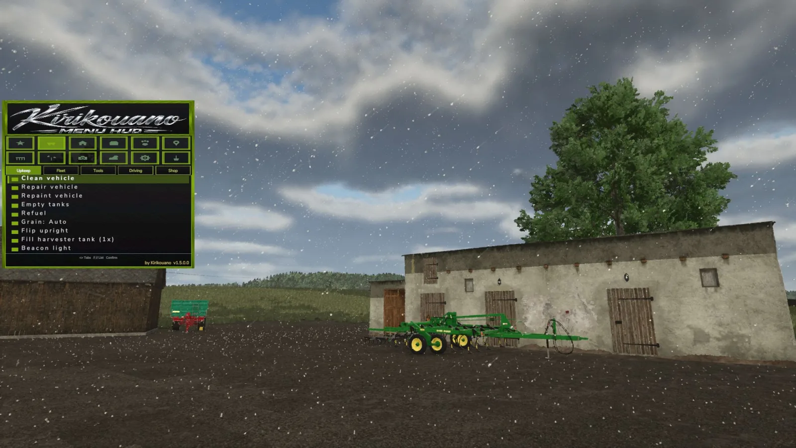 Kirikouano Menu HUD FS25 - screenshot 2