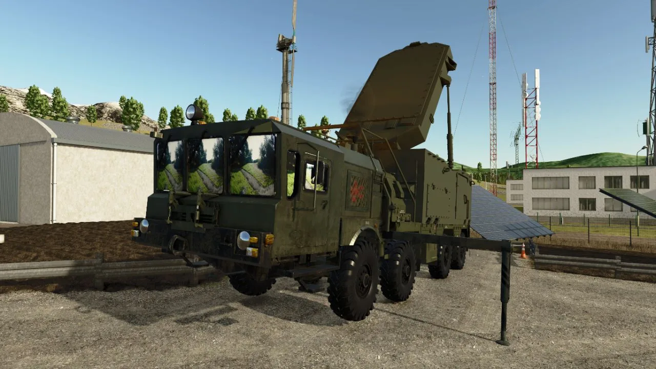 MZKT-7930 (8x8 Heavy Chassis with Radar / Mobile Electronic Warfare Platform) FS25 - screenshot 3
