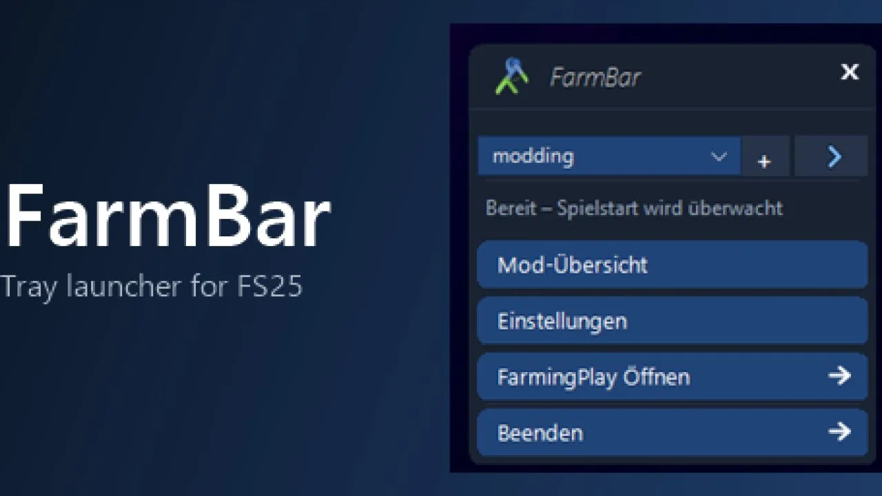 FarmBar FS25 - screenshot 1