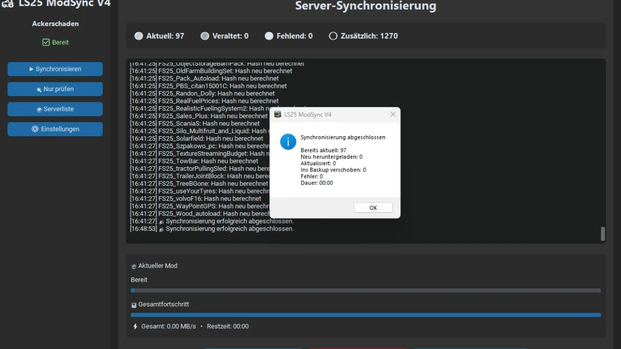 Mod Sync Tool With Server List FS25 - screenshot 3
