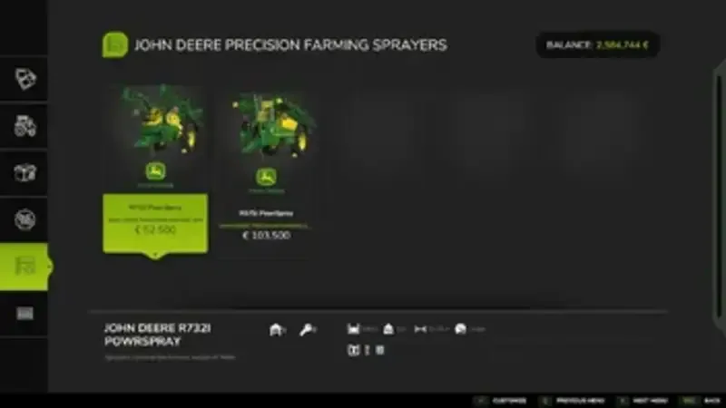John Deere Precision Farming Sprayers - screenshot 3