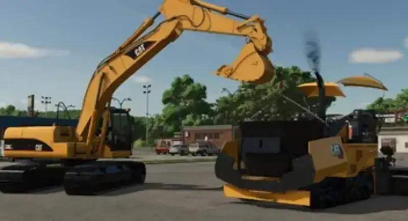 CAT AP1055F Asphalt Paver - screenshot 3