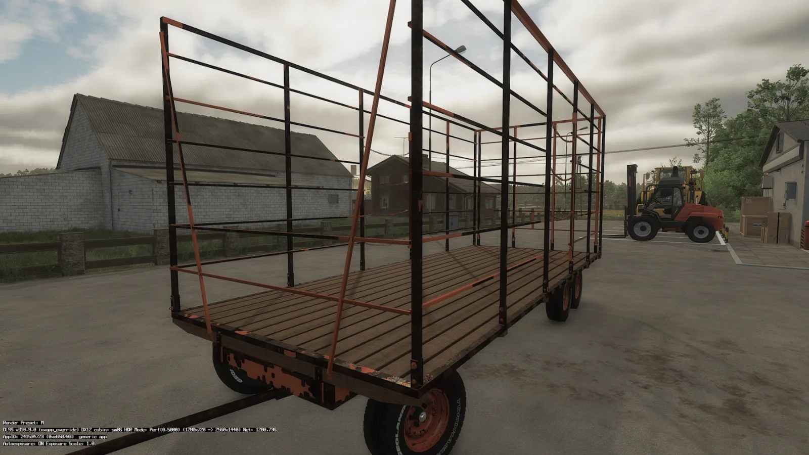 Homemade bale trailer V1.0 - screenshot 1