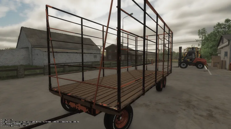Homemade bale trailer V1.0