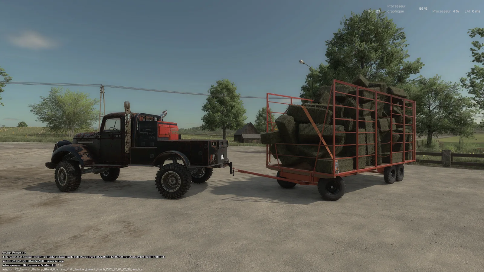 Homemade bale trailer V1.0 - screenshot 2