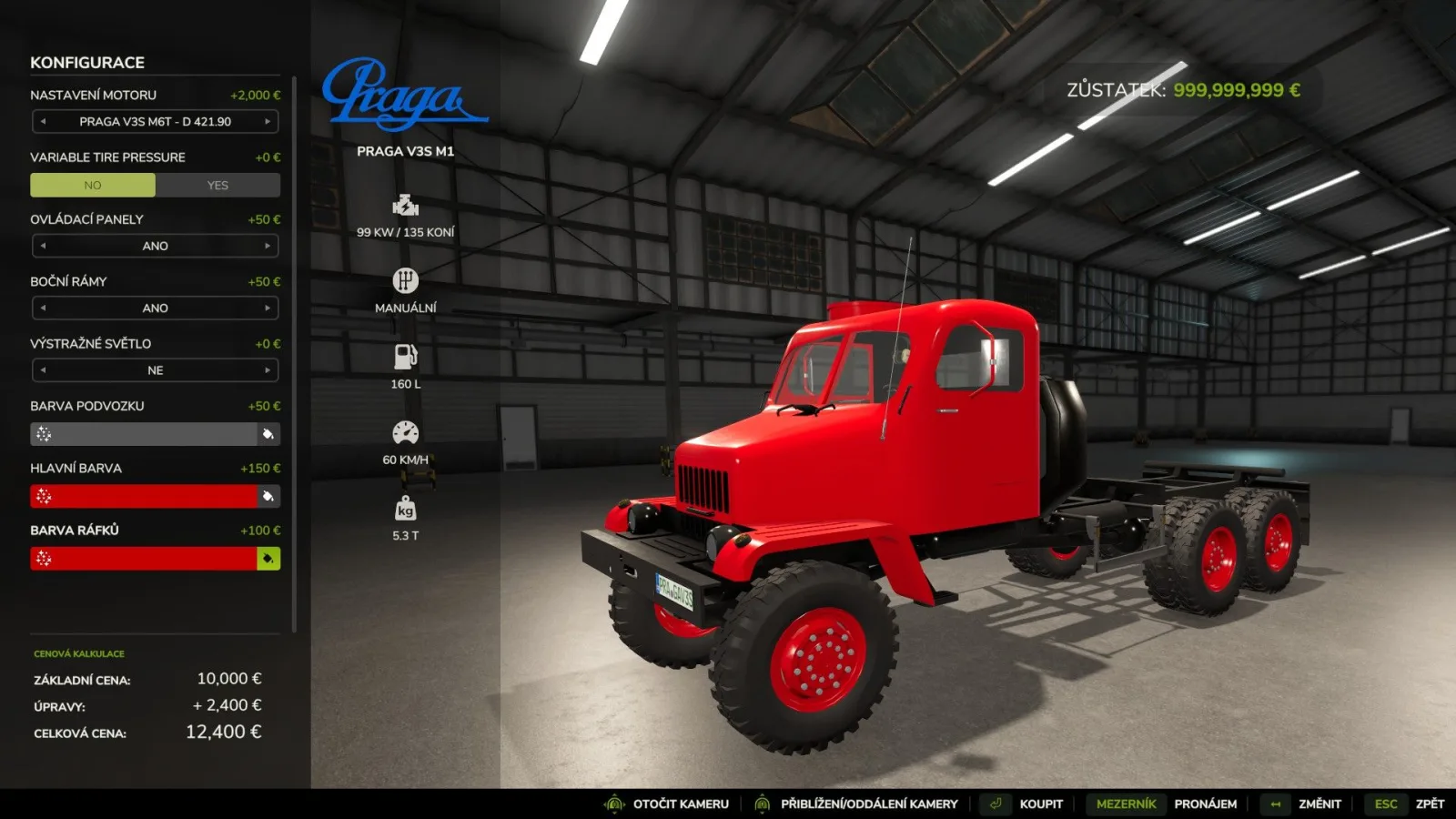 Praga V3S FS25 - screenshot 2