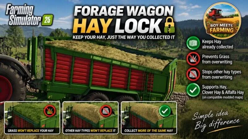 Loading Wagon Hay Lock