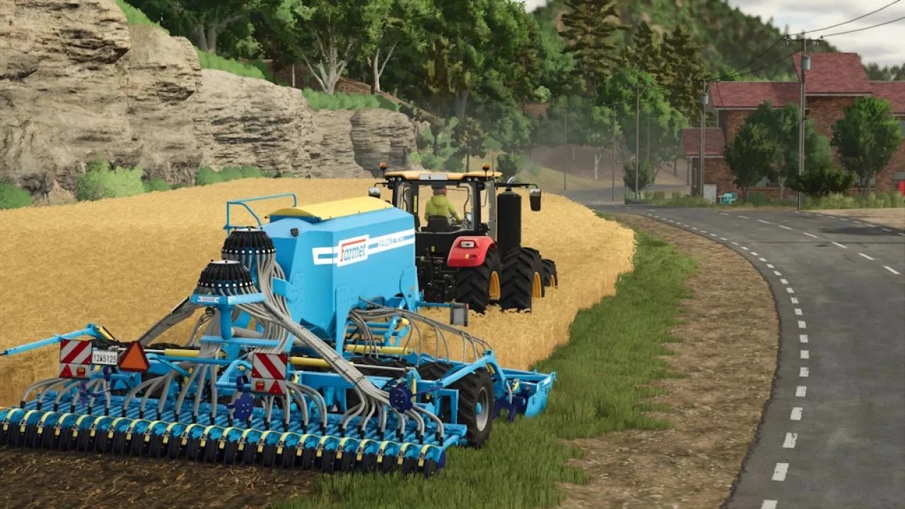 Farmet Falcon 6 PRO Fert+ Rust Edition FS25 - screenshot 2