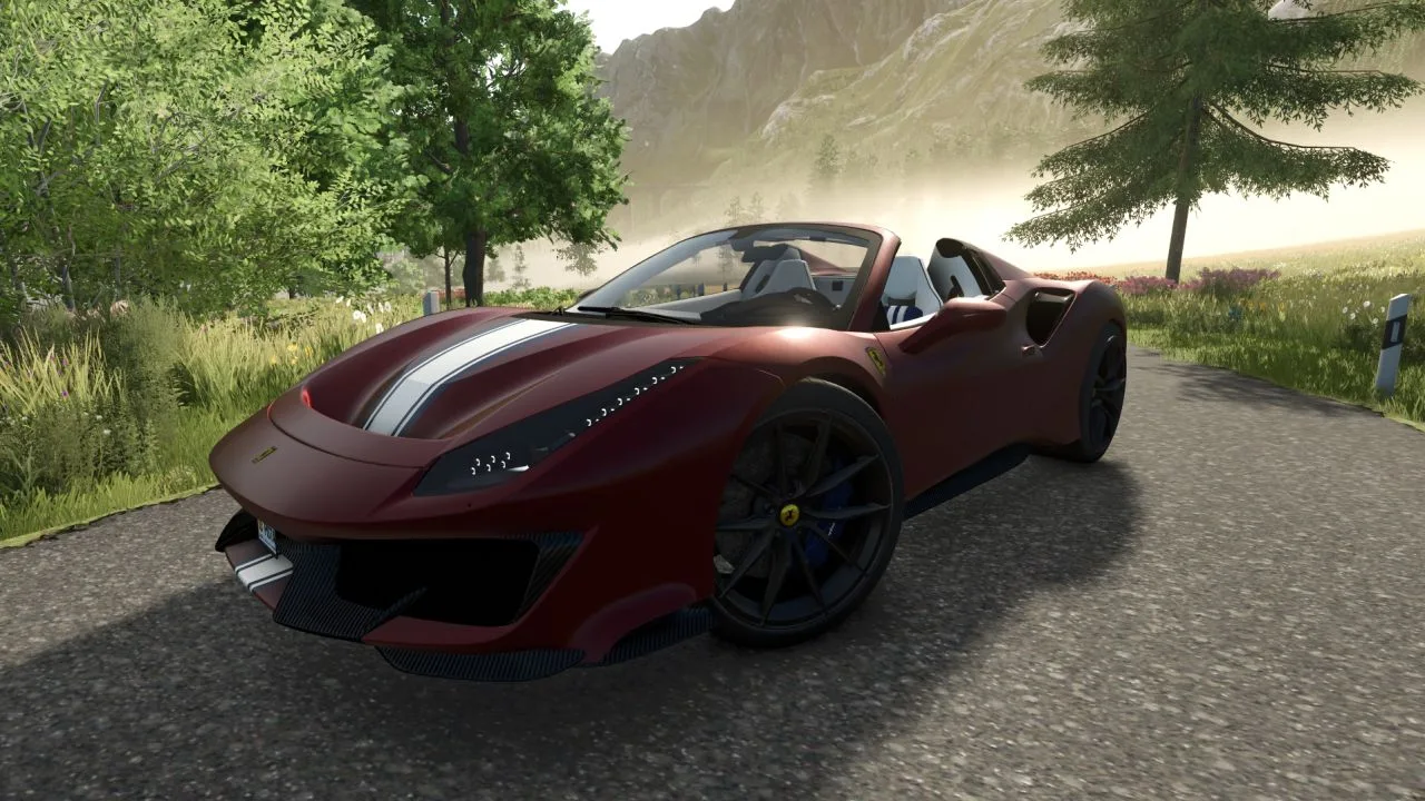 Ferrari 488 Pista Spider FS25 - screenshot 1