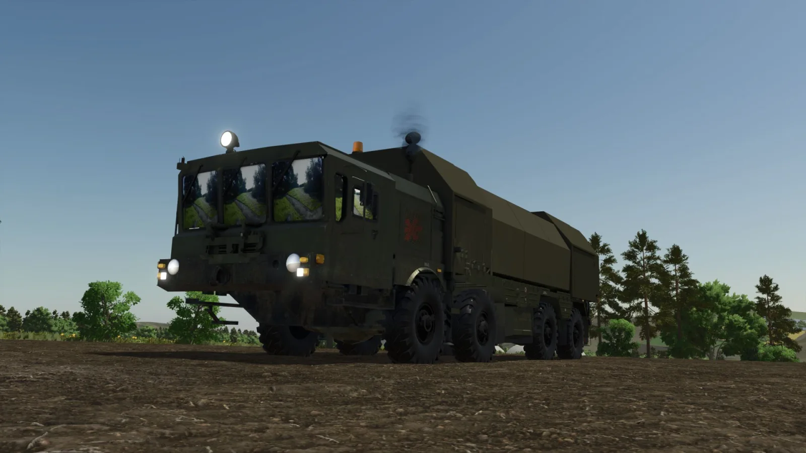 MZKT-7930 Mobile Radar System (8x8 Heavy Tactical Target Acquisition Platform) FS25 - screenshot 3