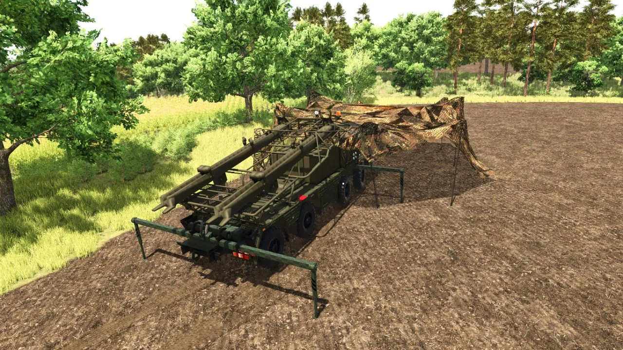 MAZ Heavy Chassis Missile Launcher System (8x8 Tactical Platform with Ballistic Missiles) FS25 - screenshot 2
