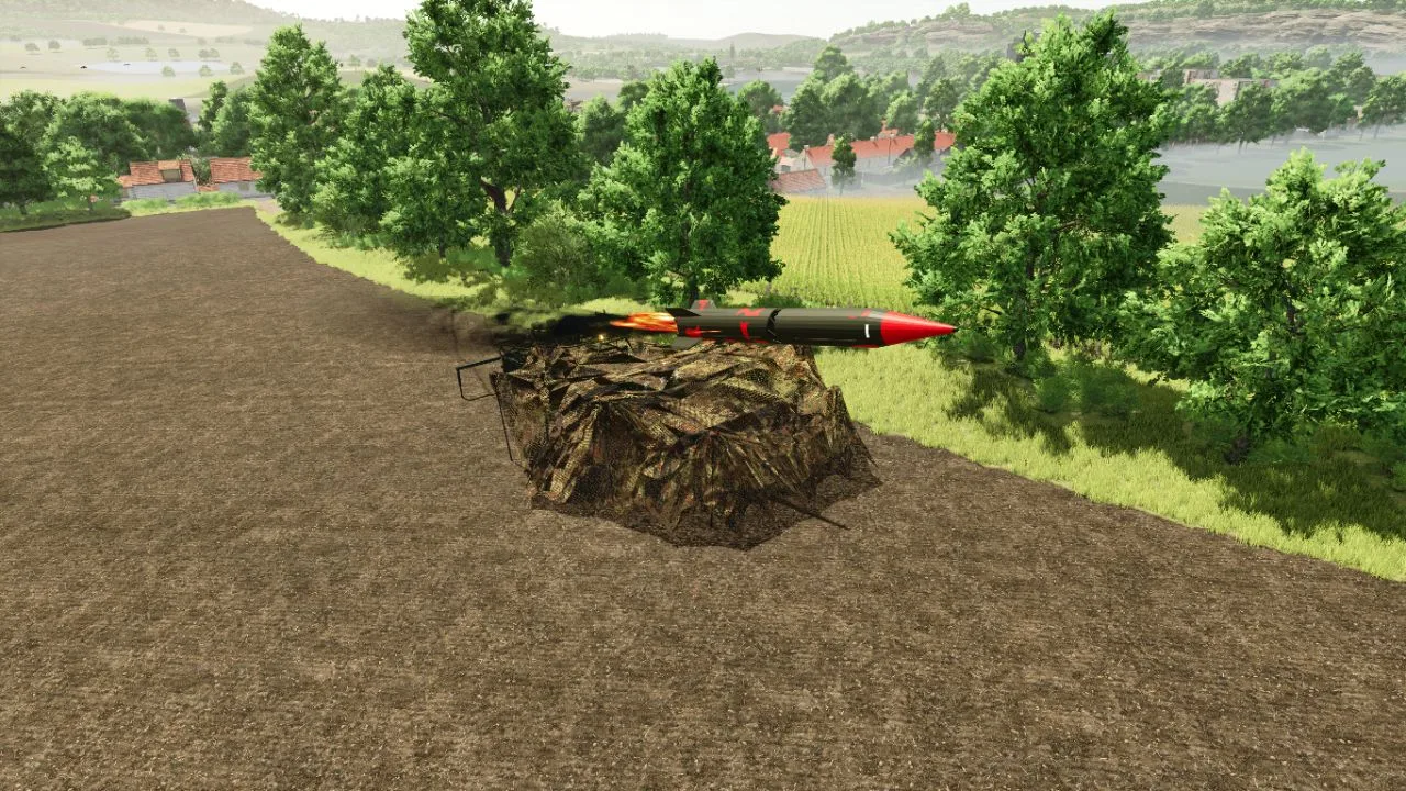 MAZ Heavy Chassis Missile Launcher System (8x8 Tactical Platform with Ballistic Missiles) FS25 - screenshot 3
