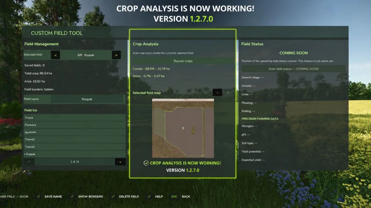 Custom Field Tool FS25 - screenshot 2