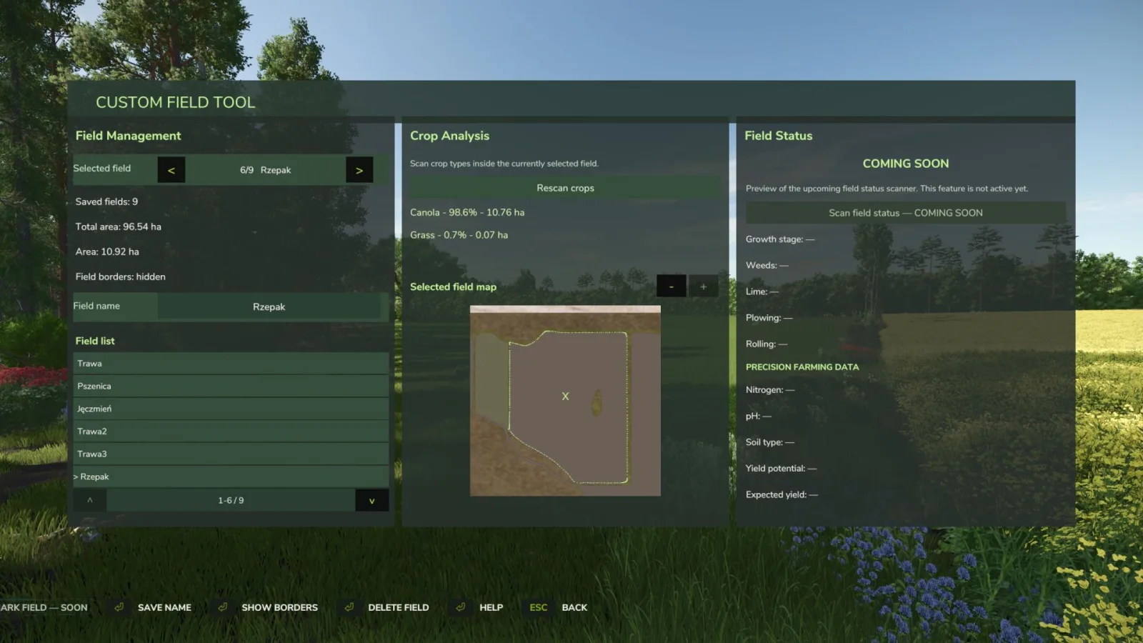 Custom Field Tool FS25 - screenshot 3