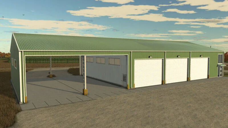 Metal Hall with Workshop - screenshot 1