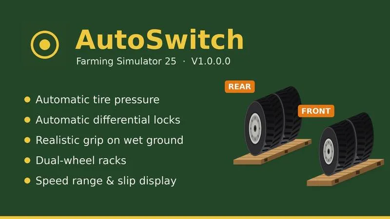 AutoSwitch – Tire Pressure & Differential Lock Automation