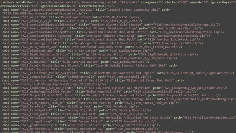 Unused Mods Finder - screenshot 2